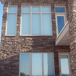 Large picture replacement windows on home.
